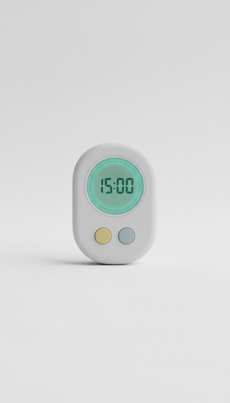 Digital Wellness Timer with Touch Controls